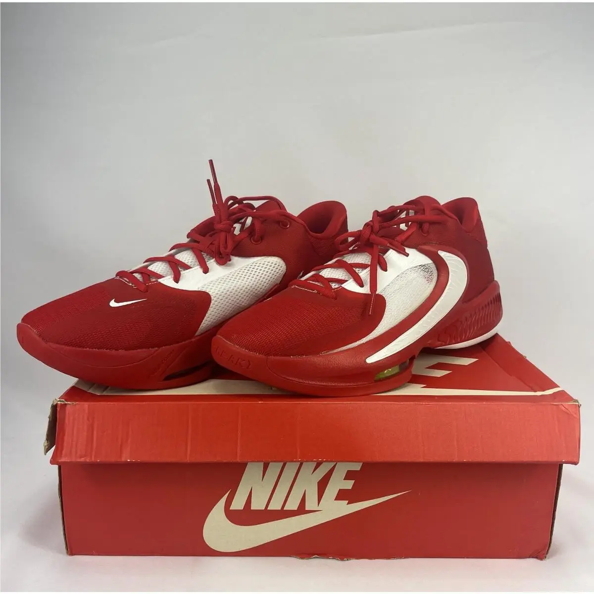 Nike Zoom Freak 4 TB Basketball Shoes University Red Mens Size 13 DO9679 600