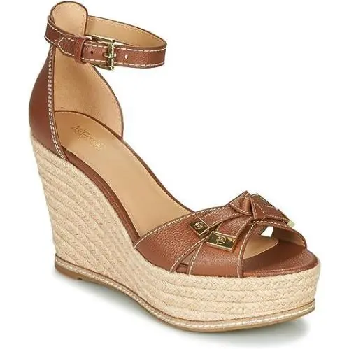 Michael Kors Women`s Ripley Brown Wedge Sandal Size: 10 M