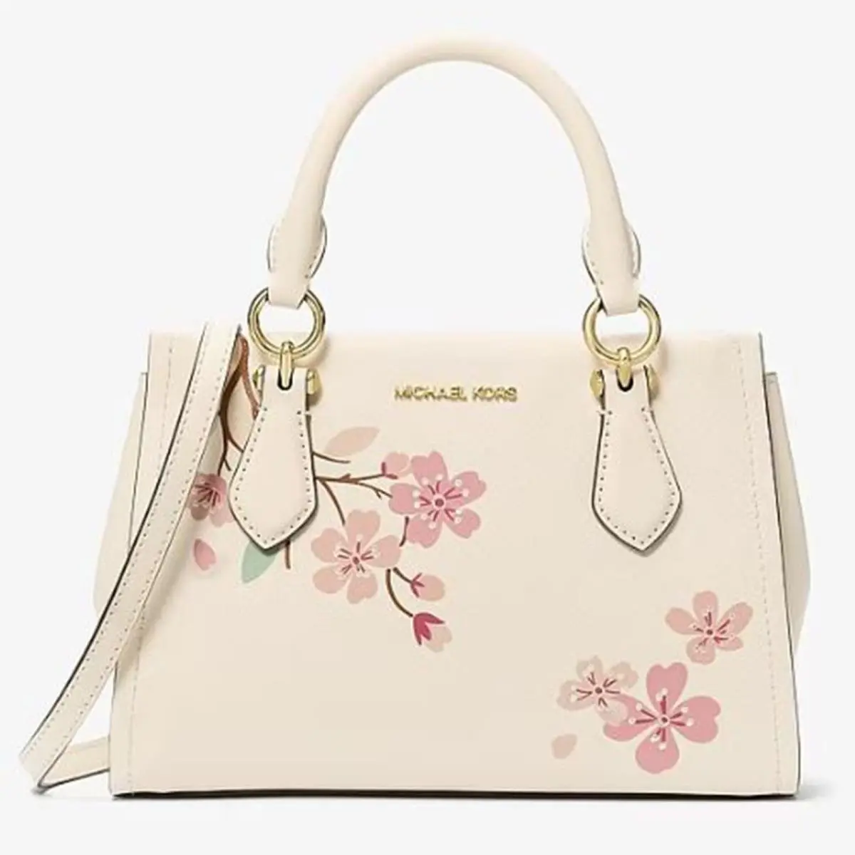 Women`s Marilyn Small Leather Satchel Ltcream by Michael Kors