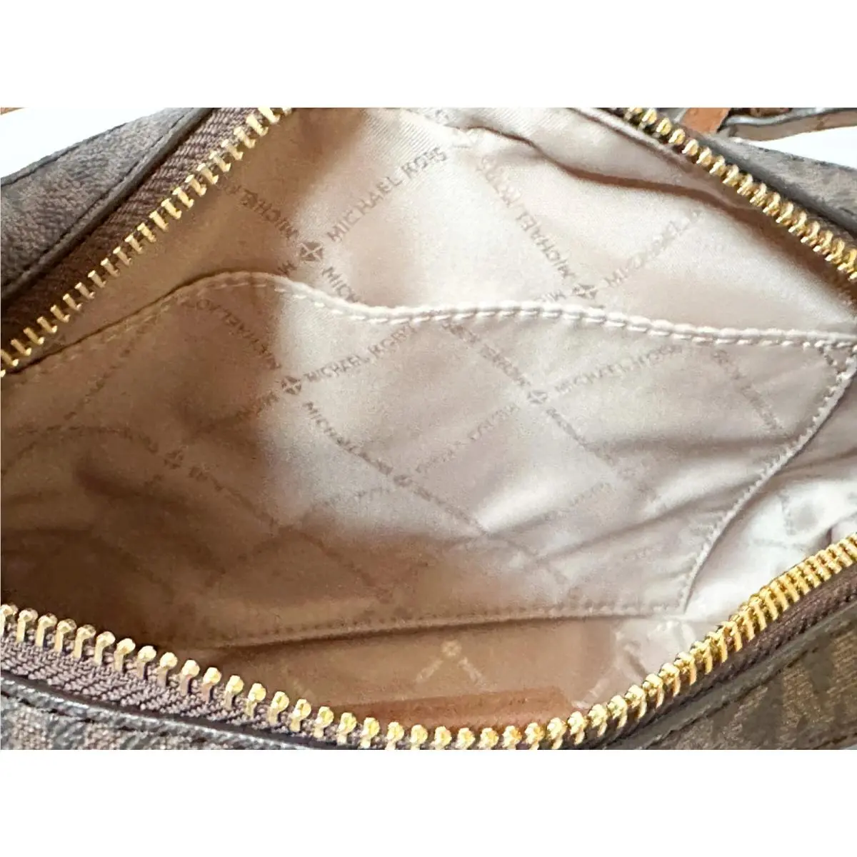 Jet Set Item East West Shoulder Crossbody Bag Chain MK Brown New Version by Michael Kors