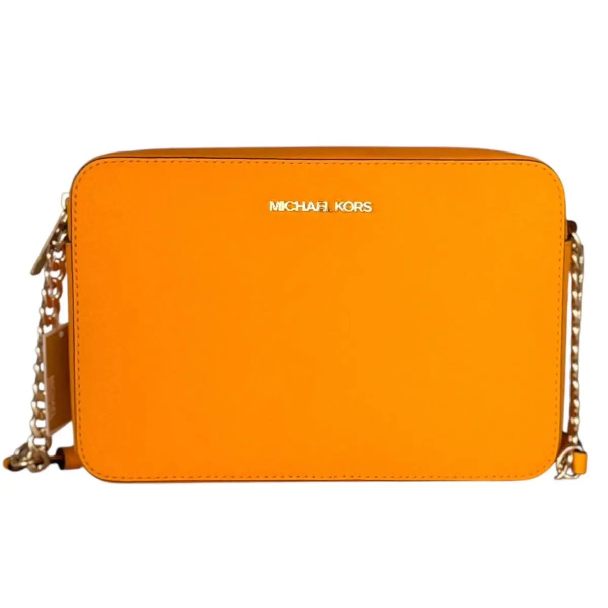 Jet Set Item East West Shoulder Crossbody Bag Pop Orange by Michael Kors