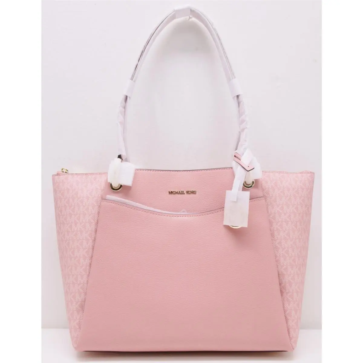 Michael Kors May Loden Large Top-zip Leather Tote Bag