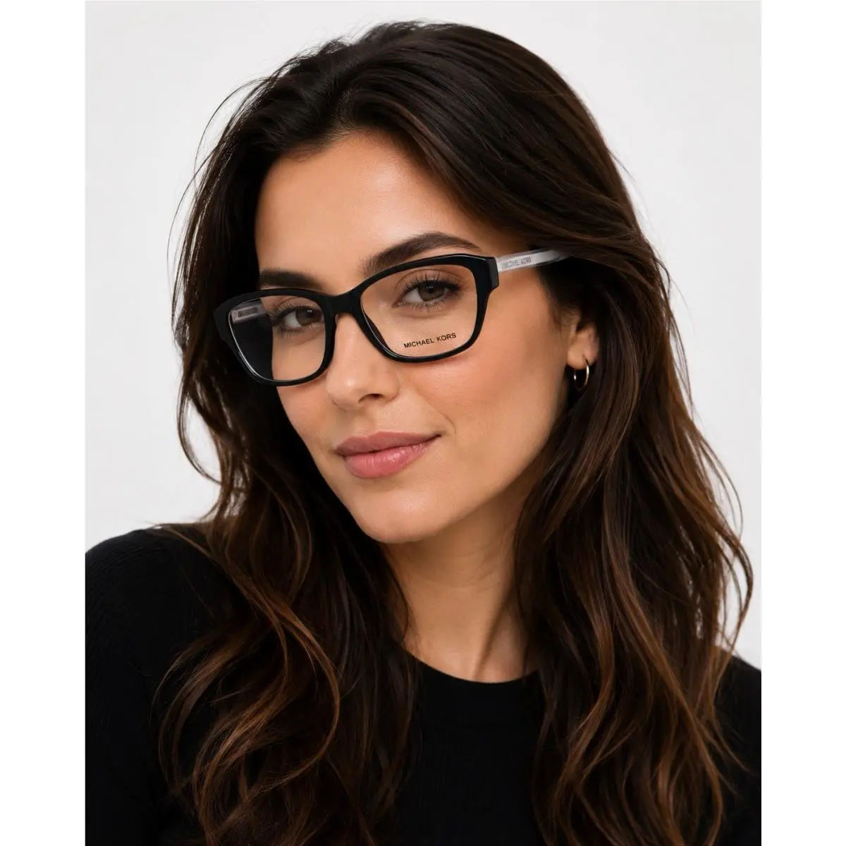 Michael Kors Frames Black Acetate MK4036 Andrel 3196 50 16 135 RX Eyeglasses