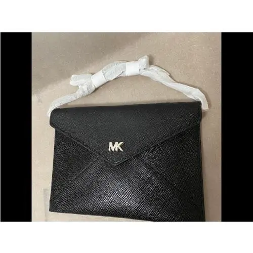 Michael Kors Barbara Small Soft Envelope Clutch Black