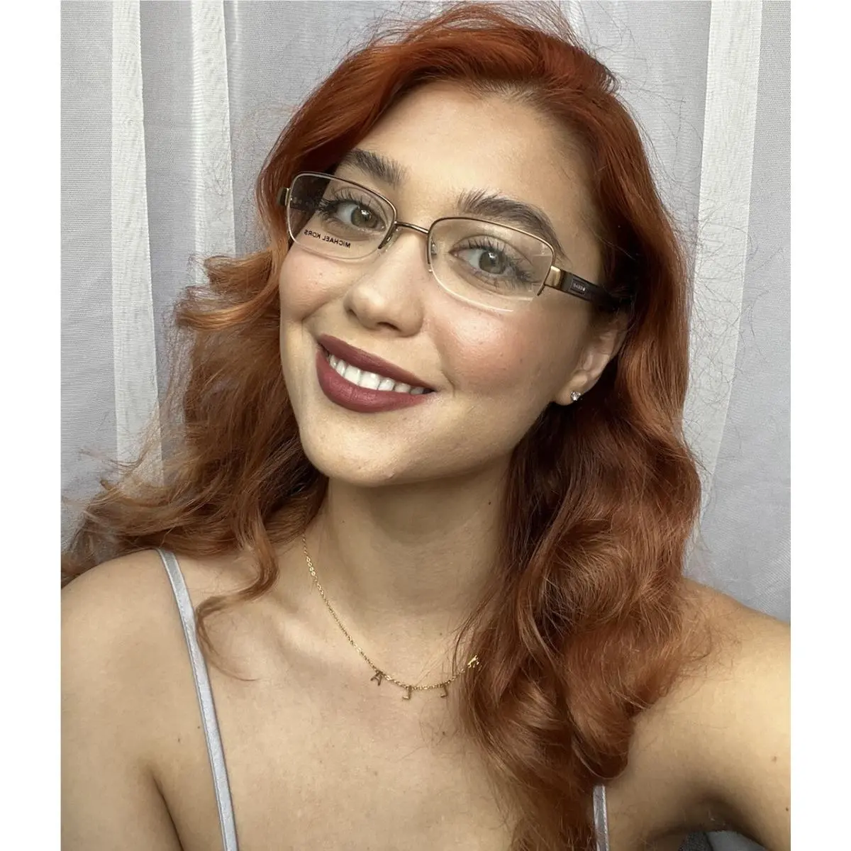 Michael Kors MK 0878110 Semi-rimless 51mm Women`s Eyeglasses Frame X