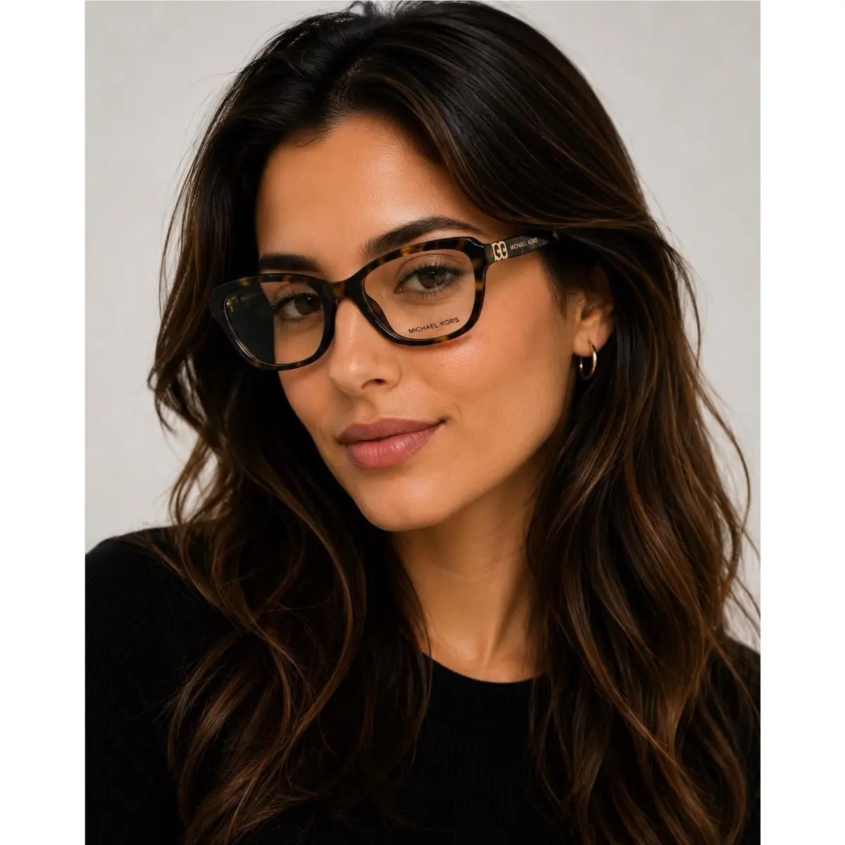 Michael Kors Eyewear Dark Tortoise Acetate Eyeglasses MK 4025 3006 3006 51mm