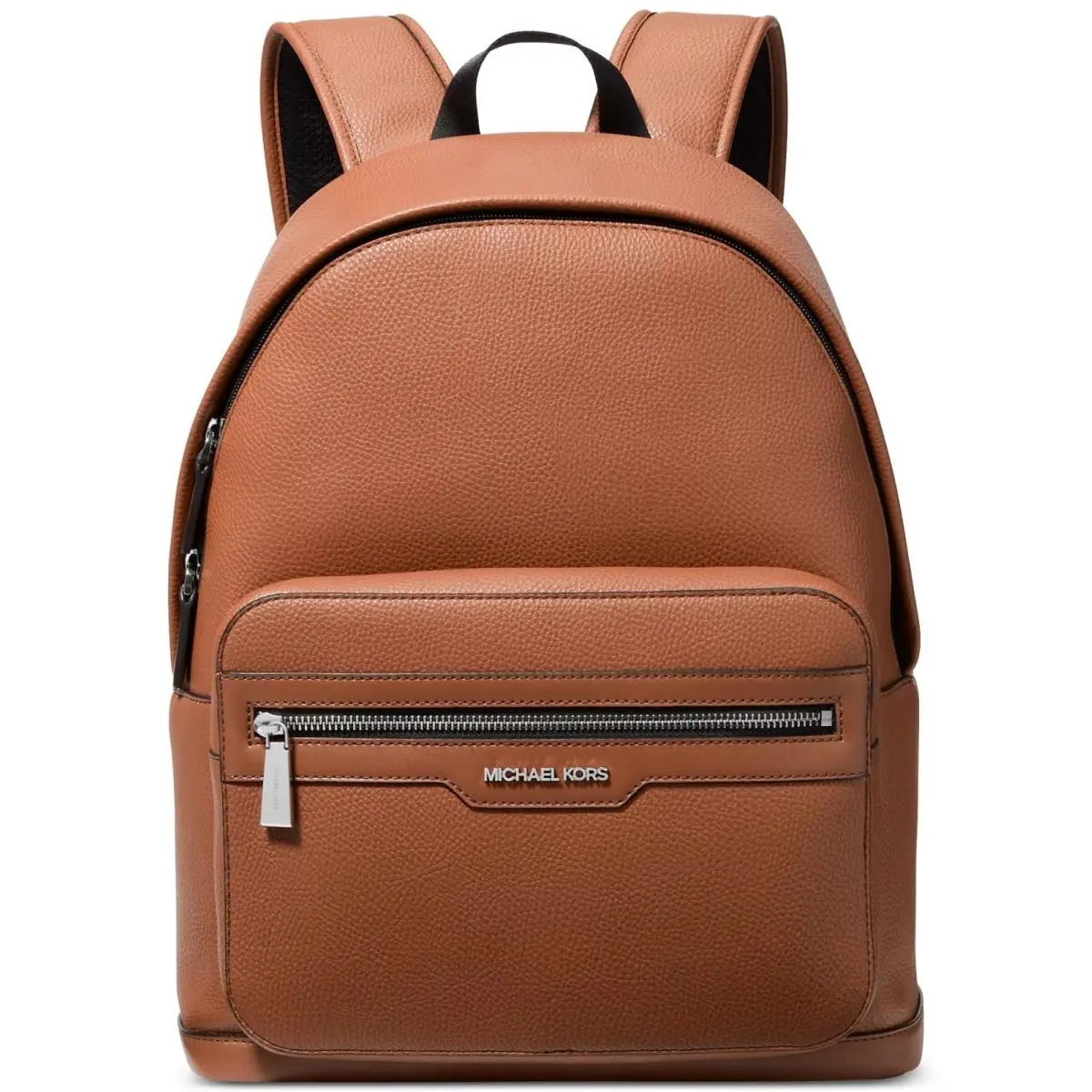 Michael Kors Men`s Malone Leather Logo Backpack Luggage Brown One Size