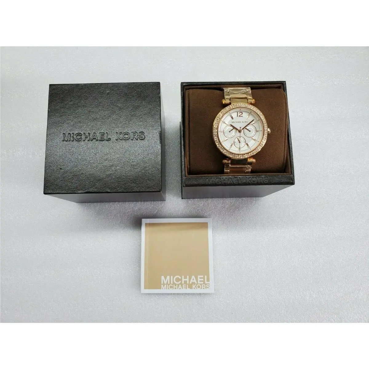 Michael Kors Parker Multi-function Rose Gold St.steel Women`s Watch MK5781