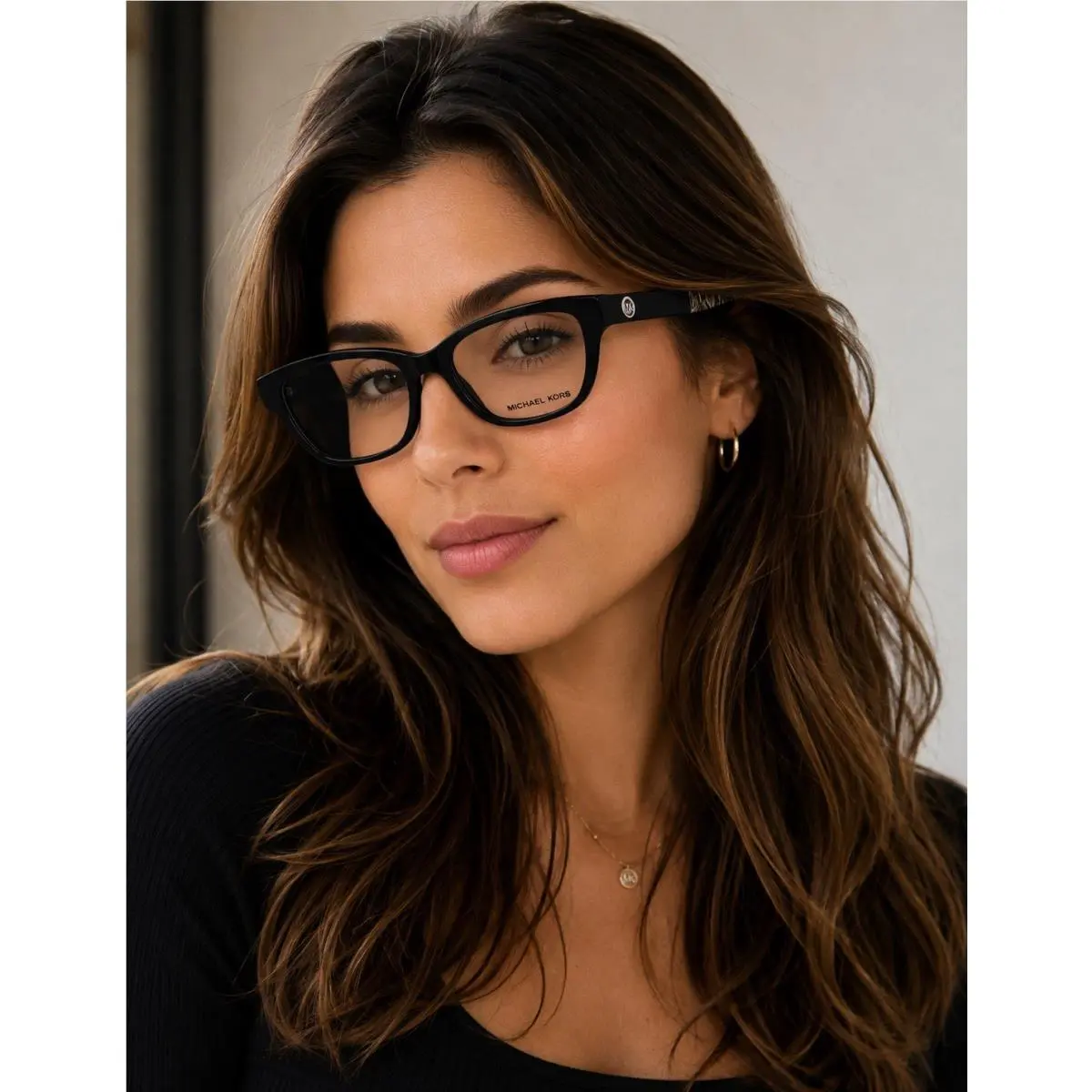 Michael Kors Frames MK4031 Rania IV 3168 49 15 135 Shiny Black RX Eyeglasses