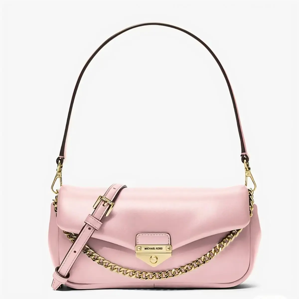 Michael Kors Soho Small Convertible Shoulder Bag in Powder Blush Handbag MK