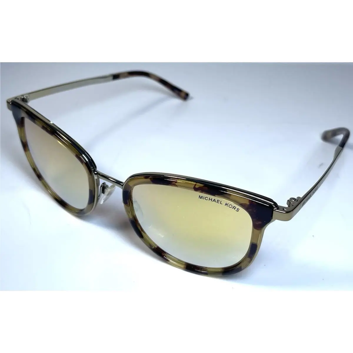 Michael Kors Tortoise Gold Cat Eye MK 1010 Adrianna Sunglasses + Case