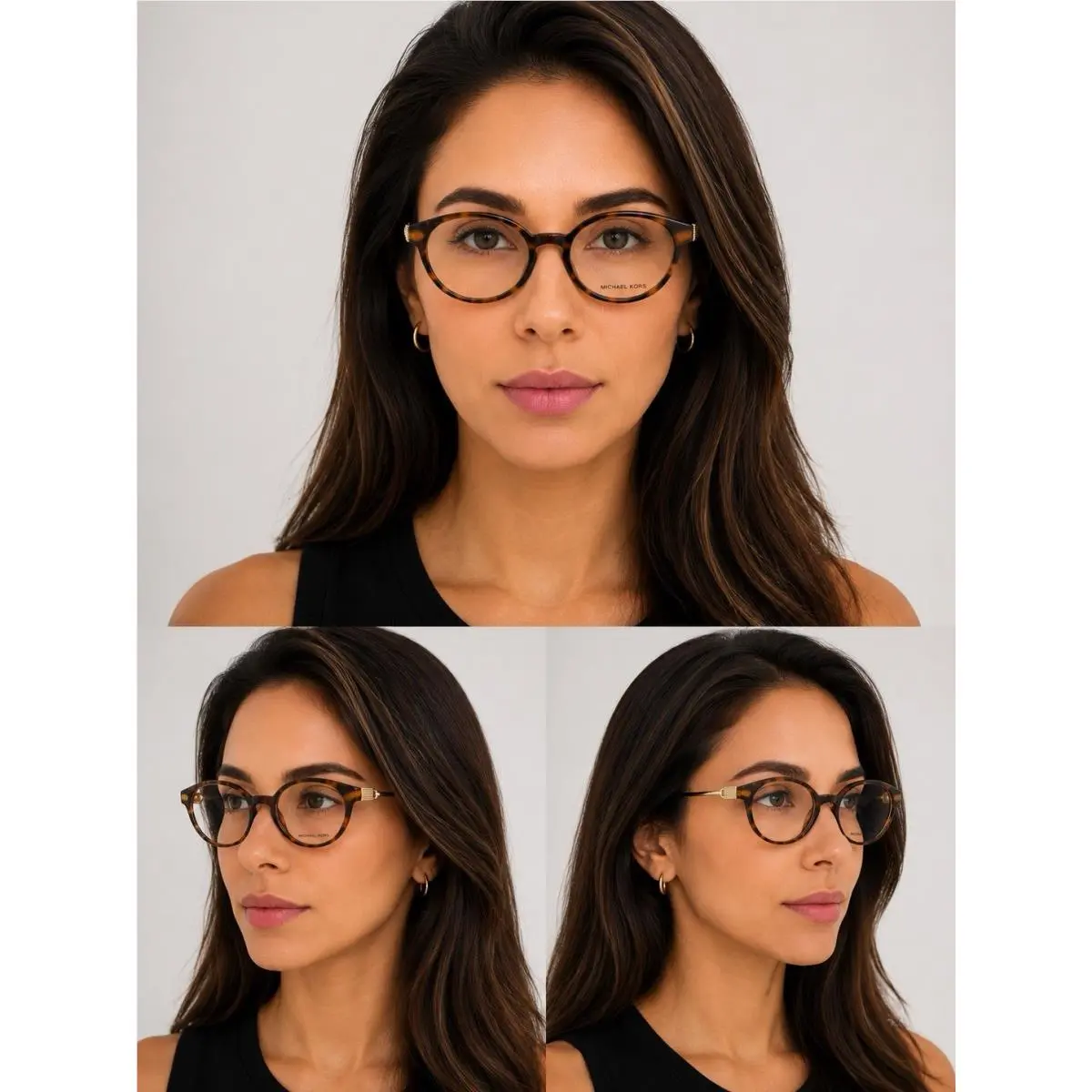 Michael Kors Eyewear Dark Tortoise Gold MK4048 Kea 3293 51 19 135 Round