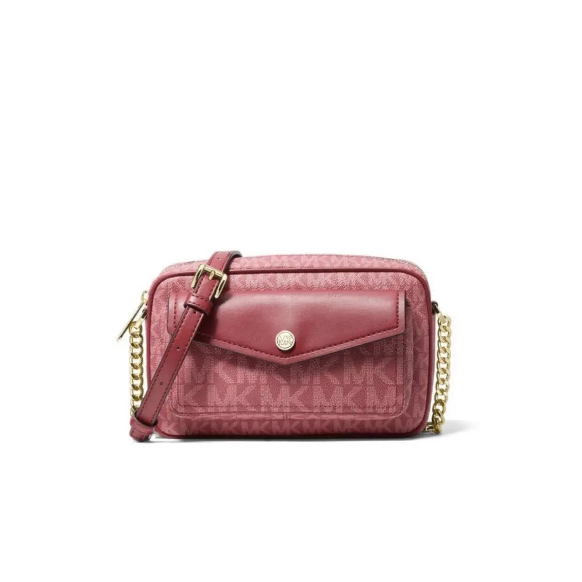 Michael Kors Jet Set Travel Medium Pocket Camera Crossbody