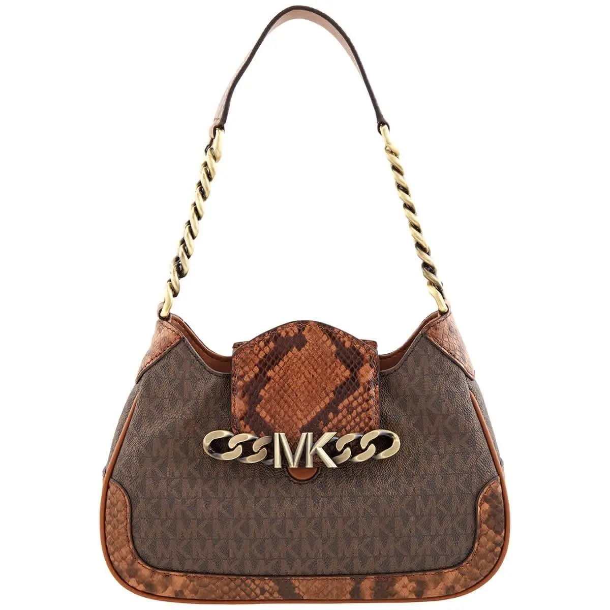 Michael Kors Small Hally Signature Logo Print Shoulder Bag 30H1A2HL0E-227