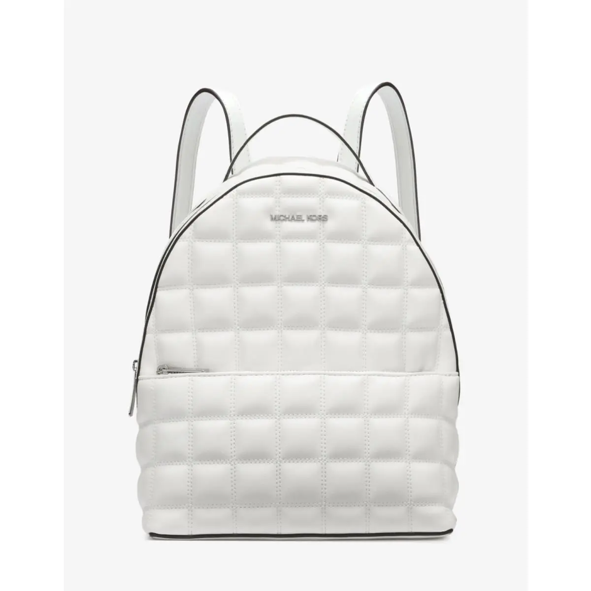 Michael Kors Sheila Medium Backpack Quilted Optic White