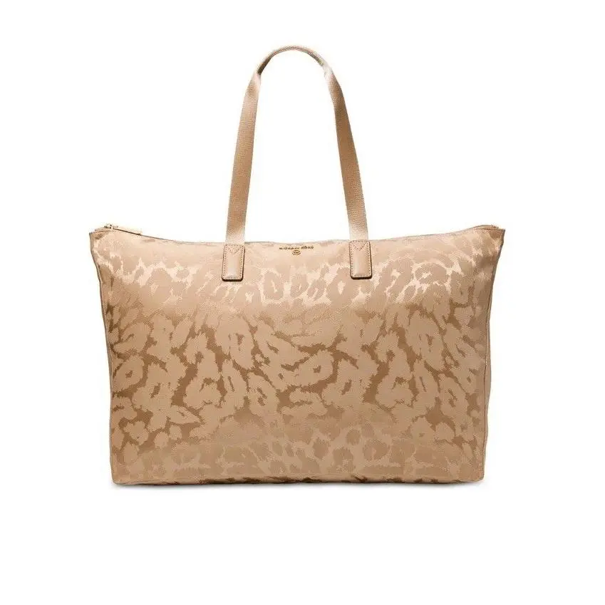 Michael Kors Jet Set Large Packable Tote Removable Pouch Luggage Sleeve Brown