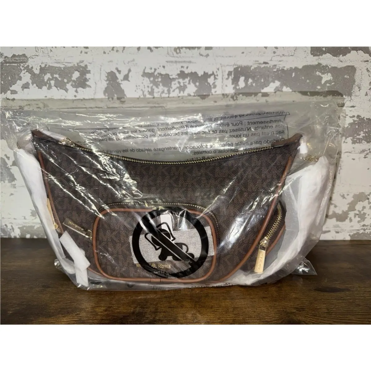 Michael Kors Merritt Small Signature Logo Convertible Shoulder Bag