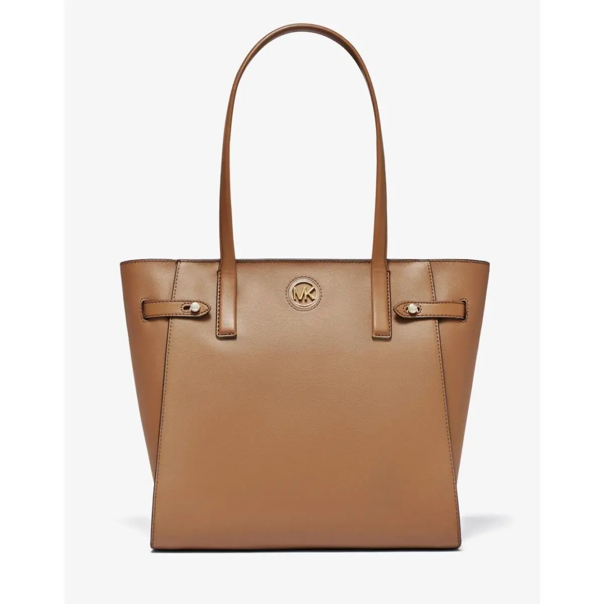 Michael Kors Carmen Large Luggage Leather North South Tote Handbag Purse Bag
