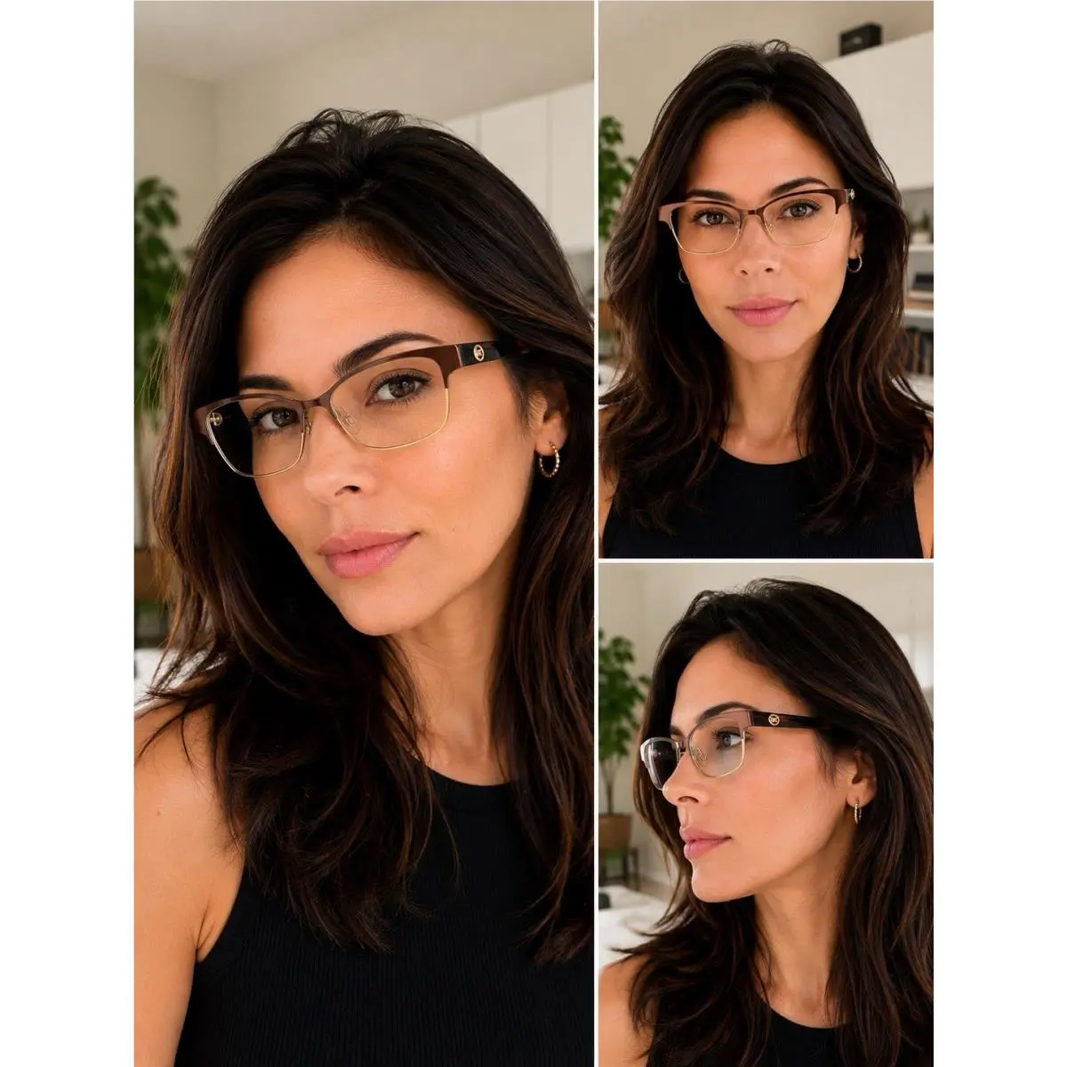 Michael Kors Frames Matte Brown Metal MK7004 1029 53 15 140 RX Eyeglasses