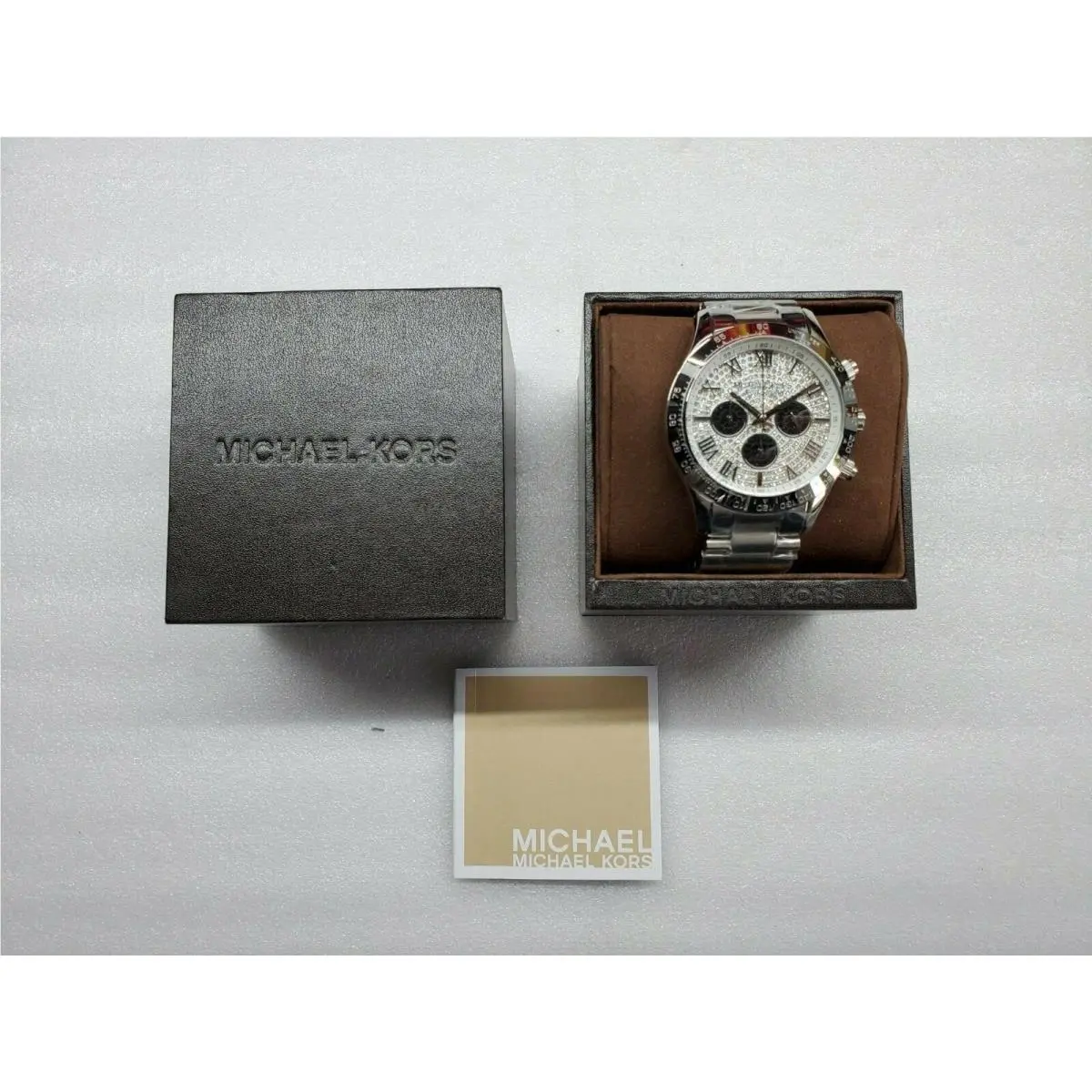 Michael Kors Layton Chronograph Stainless Steel Women`s Watch MK5977