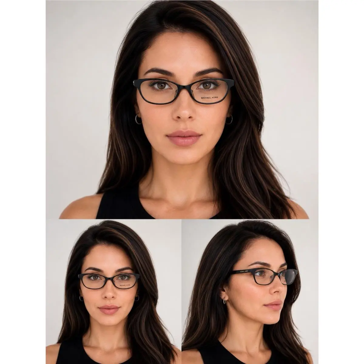 Michael Kors Frames Black Metal MK3014 1150 50 17 135 Womens RX Eyeglasses