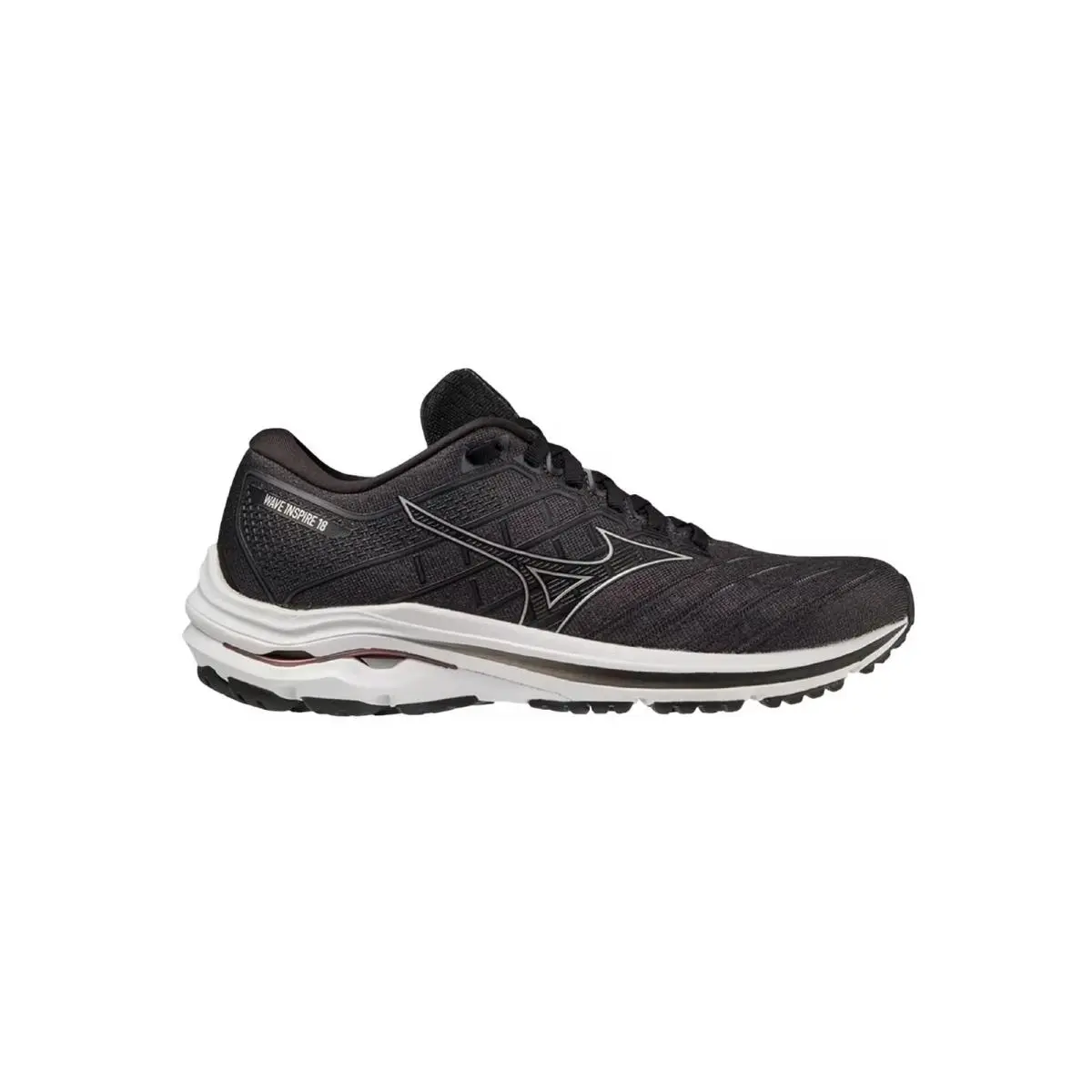 Mizuno Wave Inspire 18 Black / Grey J1GD224604 Women`s Size 11 Medium