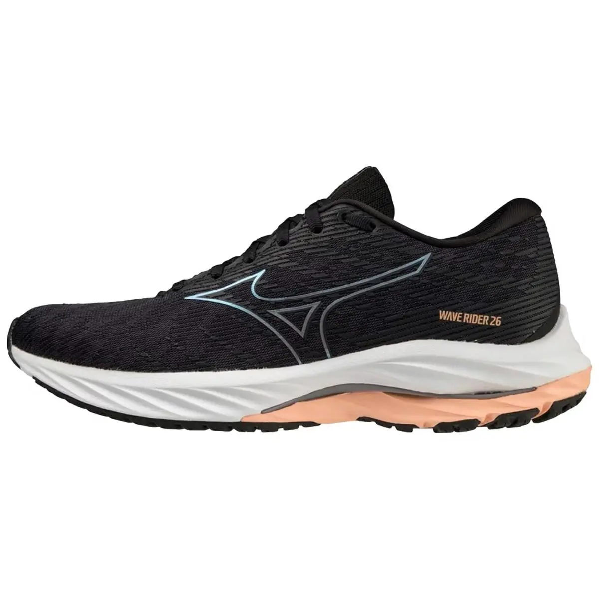 Mizuno Wave Rider 26 Odyssey Grey / Quicksilver J1GD220322 Women`s Size 6 Medium
