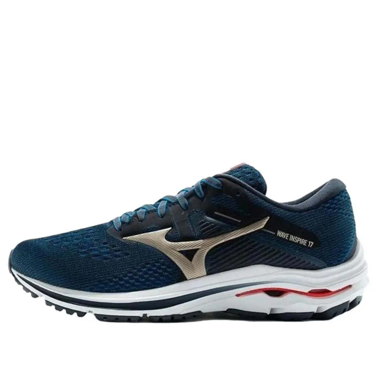 Mizuno Wave Inspire 17 Blue / White / Red J1GC214442 Men`s Size 8 Medium