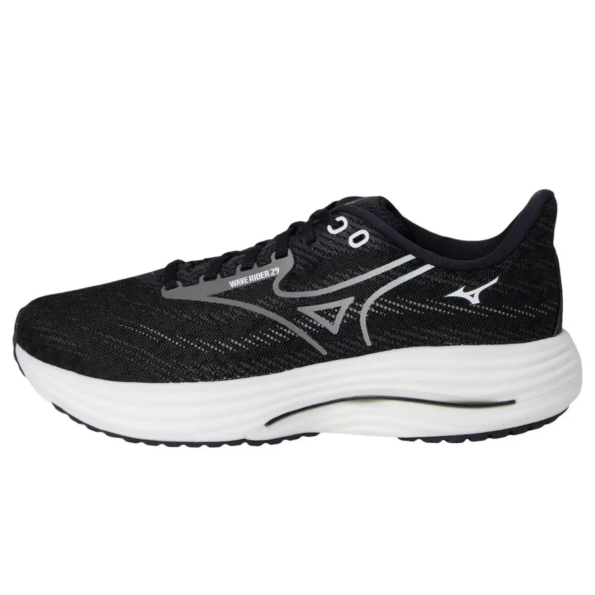 Mizuno Wave Rider 29 Black / Sand / Quiet Shade J1GC250402 Men`s Size 10.5 Wide