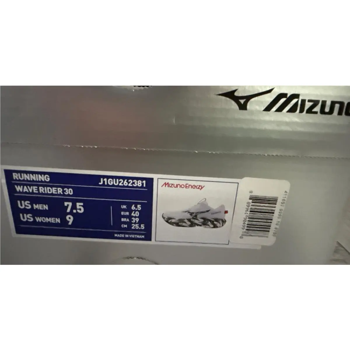 Mizuno shoes - Wave Rider 30 - Wave Rider - J1gc250582 - White 5