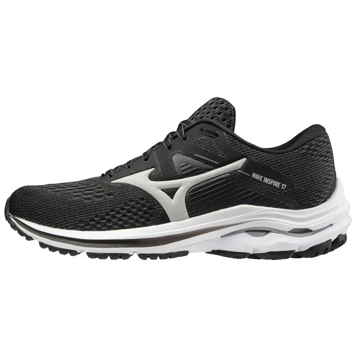 Mizuno Wave Inspire 17 Black / Grey / Black J1GD214638 Women`s Size 10.5 Wide