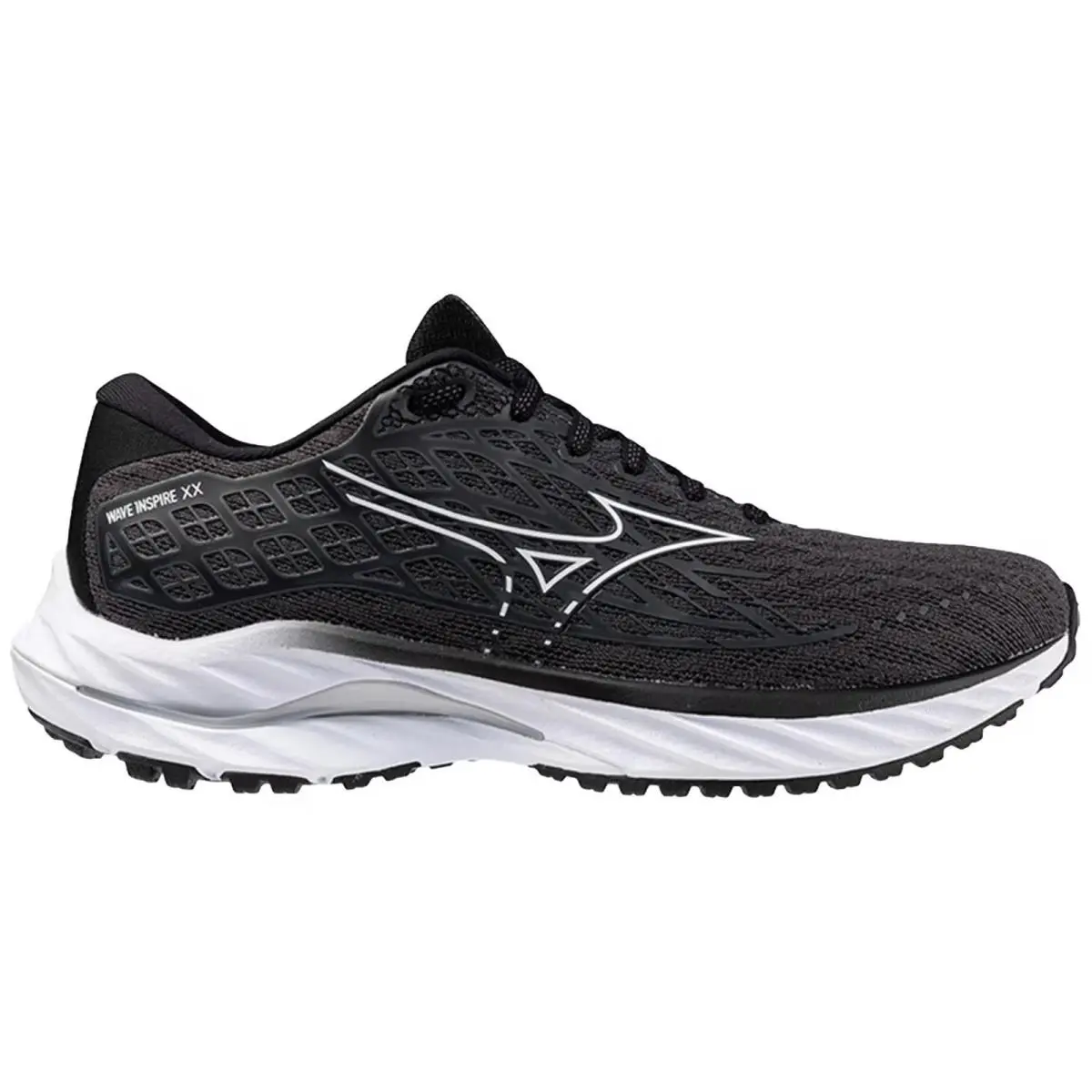 Mizuno Wave Inspire 20 Ebony / White / Black J1GD244622 Women`s Size 8 Wide