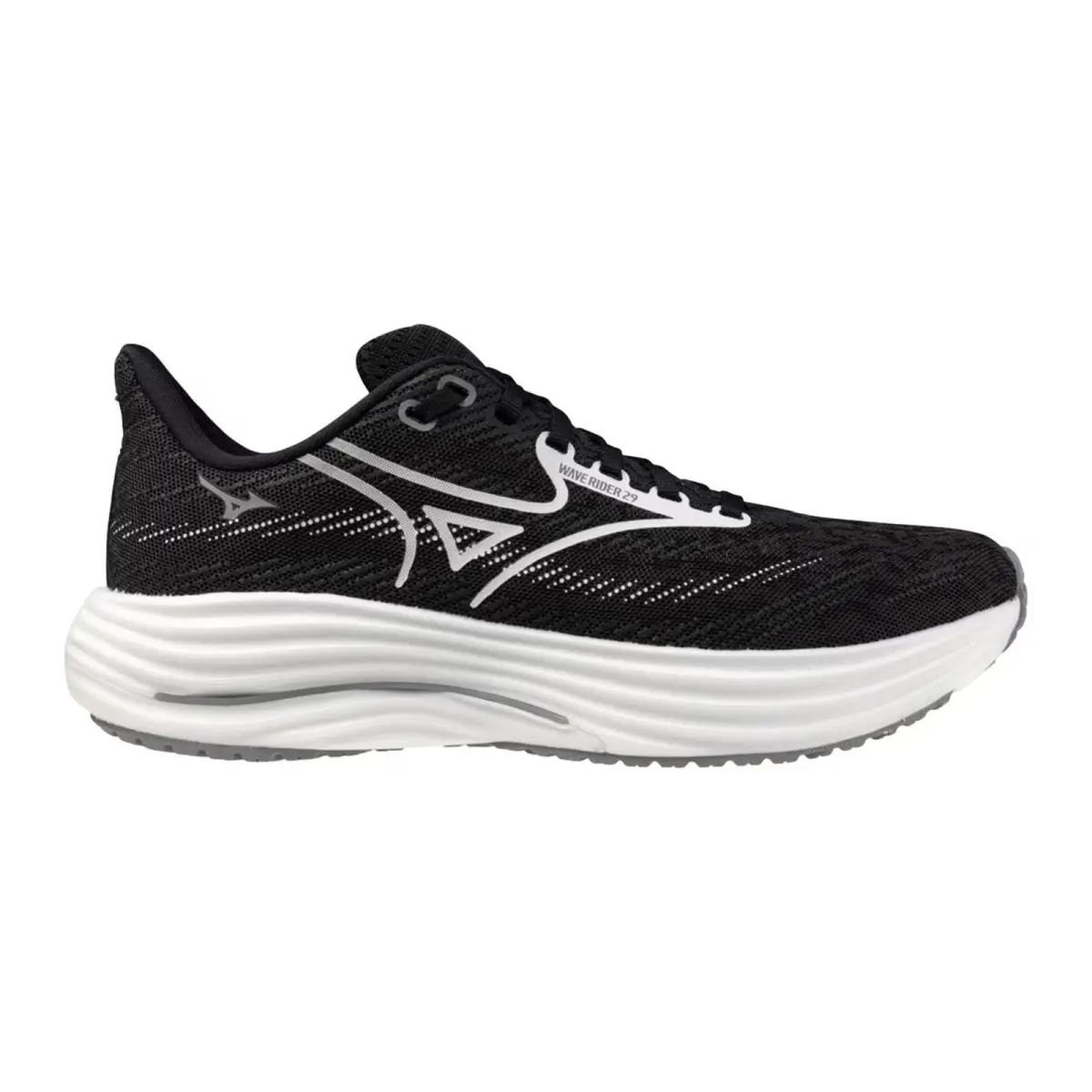 Mizuno Wave Rider 29 Black Sand / White / Black J1GD250322 Women`s Size 8 Medium
