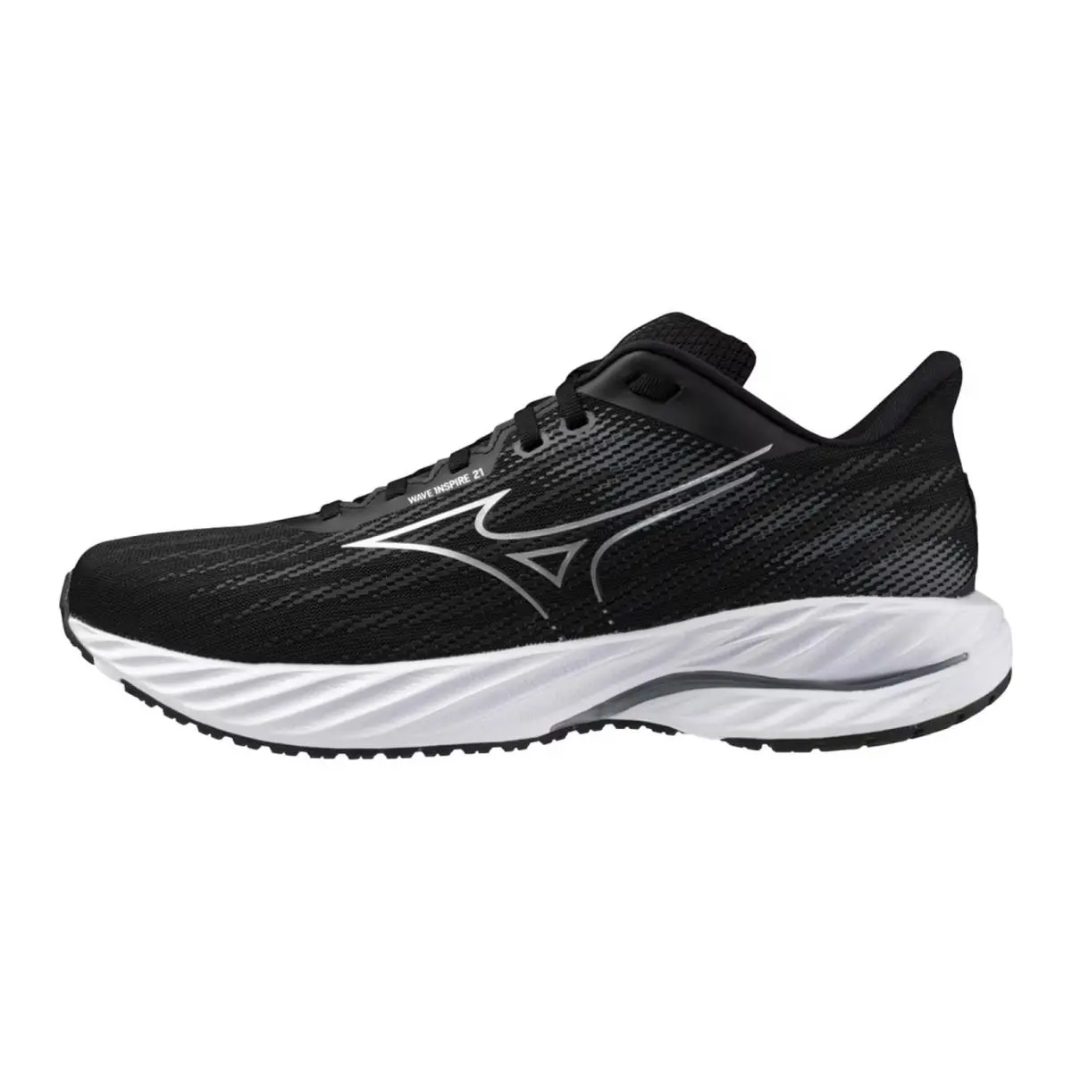 Mizuno Wave Inspire 21 Black / Silver / Metallic Grey J1GC254402 Men`s Size 10
