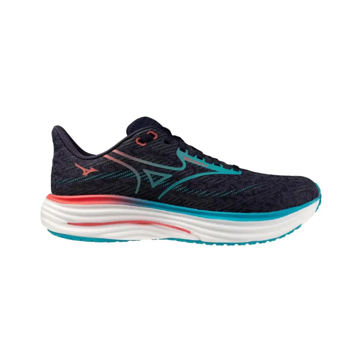 Mizuno Wave Rider 29 Odyssey Gray / Capri Breeze / Calypso Coral J1GC250301