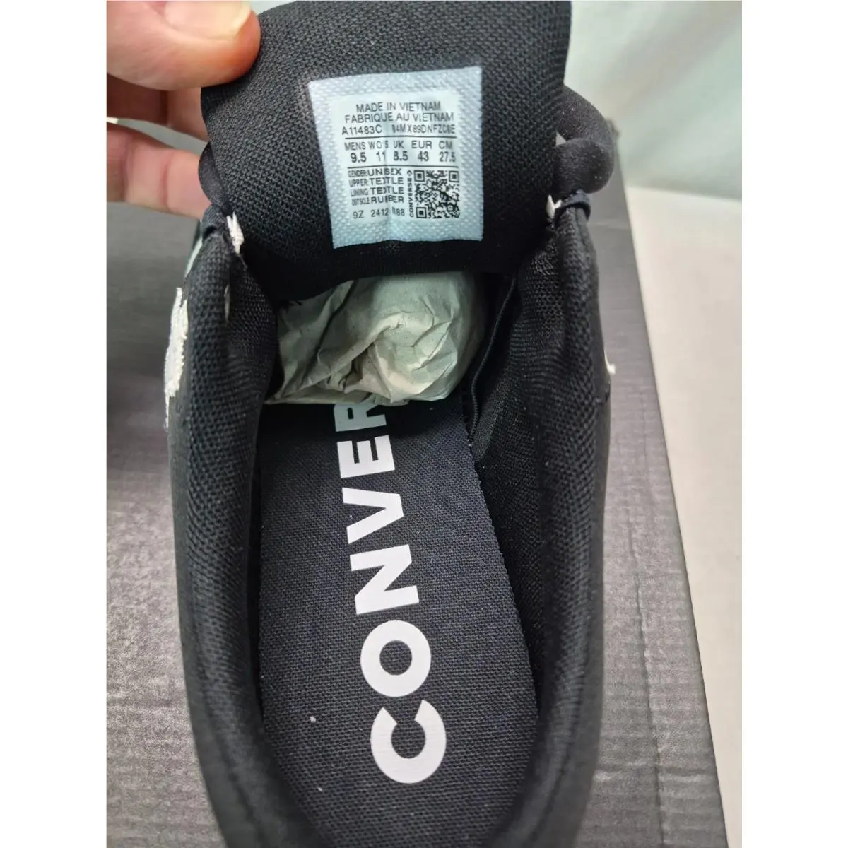 Converse shoes - A11483C - A11483C - Black (UPC: 194435327396) 12