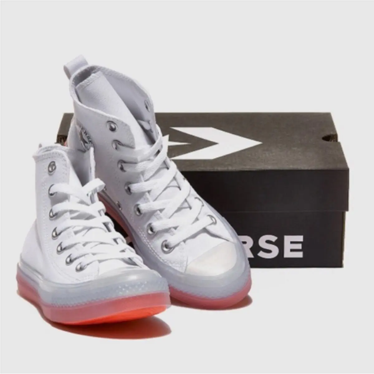 Converse Chuck Taylor Shoes Sneakers Unisex All Star CX Hi White Wild Mango