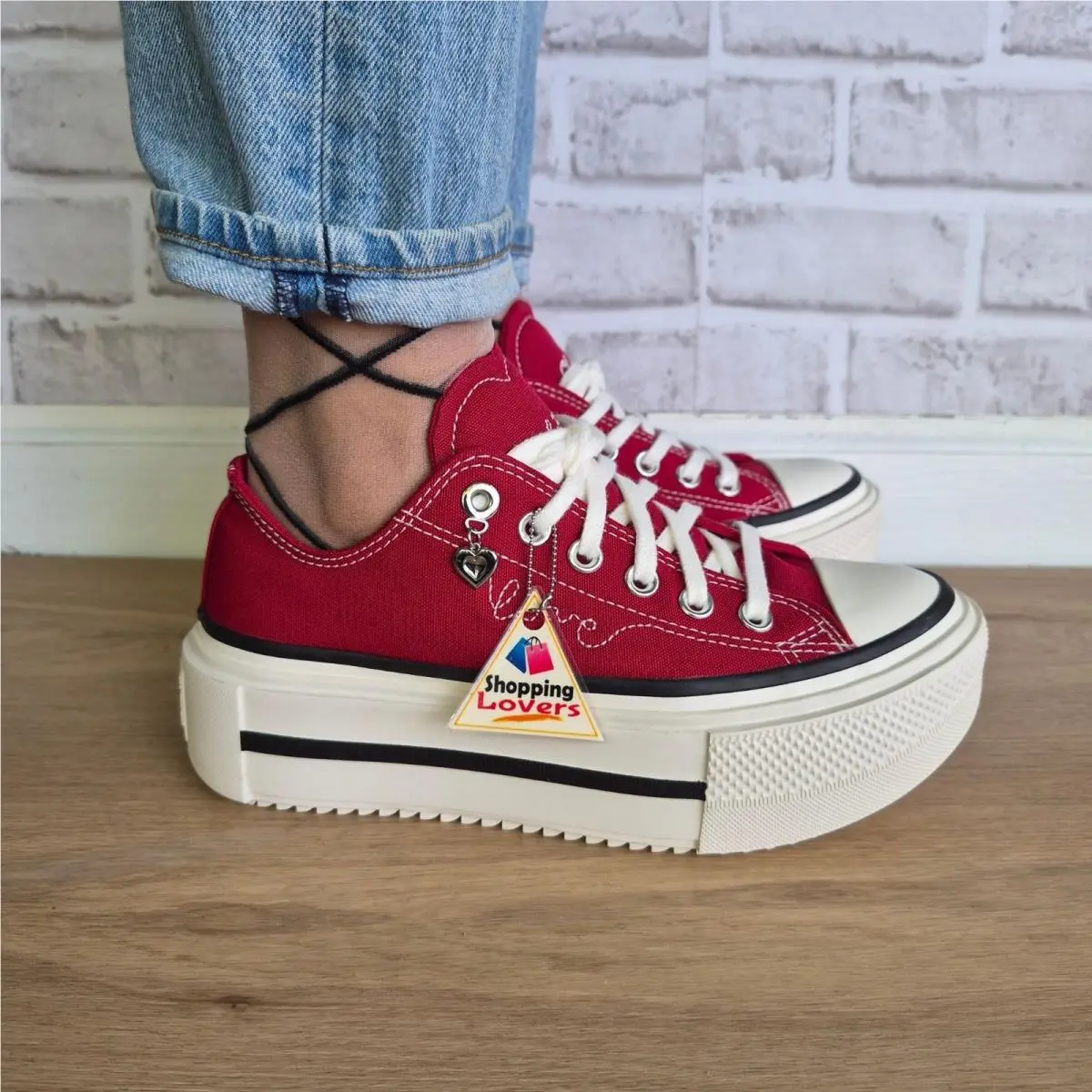 Converse shoes - Converse DoubleStack - DoubleStack - A20659C - Red (UPC: 194436011416) 1