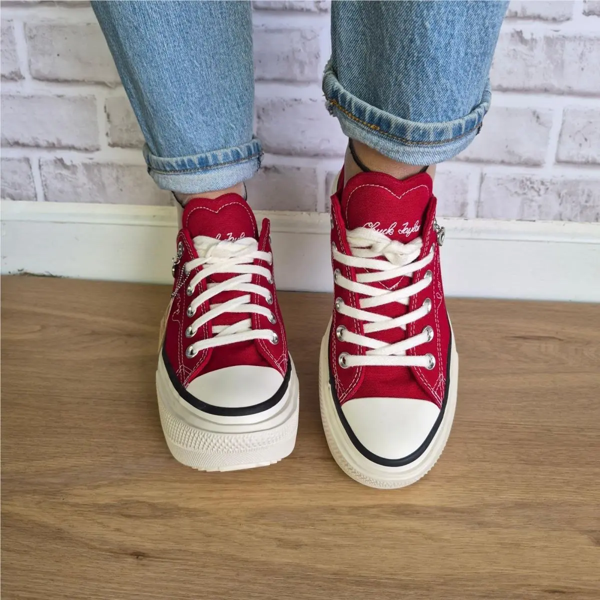 Converse shoes - Converse DoubleStack - DoubleStack - A20659C - Red (UPC: 194436011416) 3