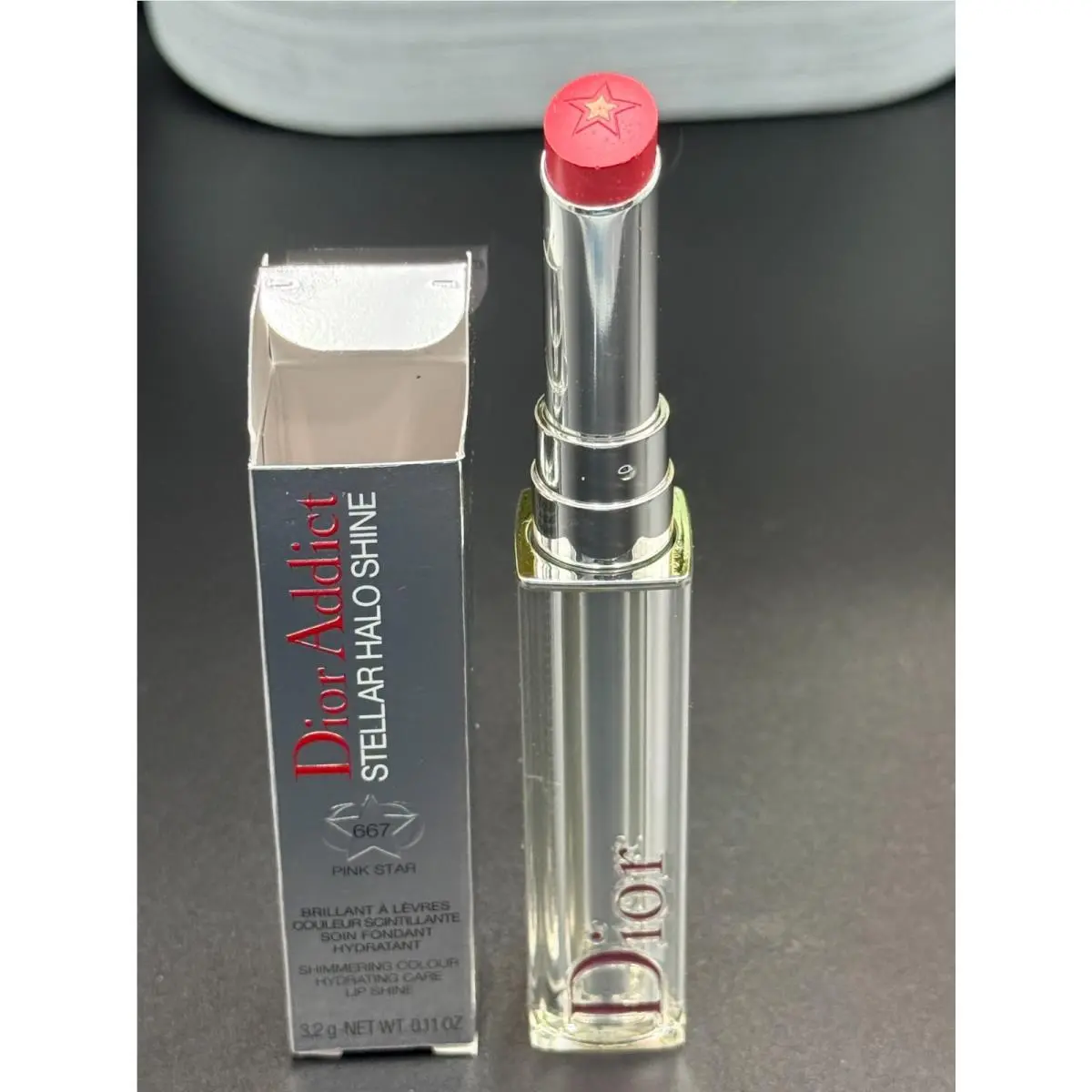 Addict Stellar Halo Shine Hydrating Lipstick U Pick 0.11 oz / 3.32 g 667 Pink Star (stellar halo) by Dior