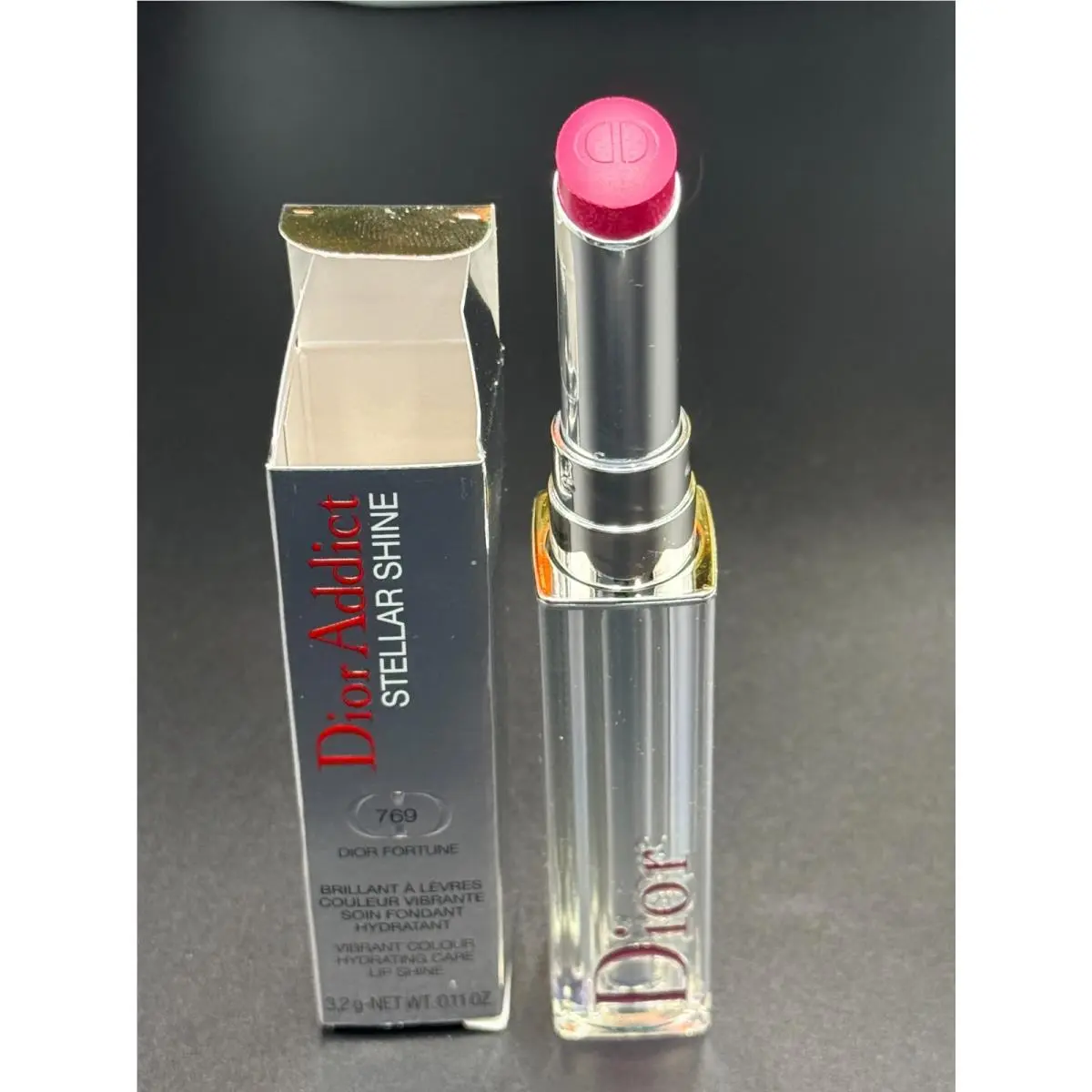 Addict Stellar Halo Shine Hydrating Lipstick U Pick 0.11 oz / 3.32 g 769  Fortune (stellar shine) by Dior