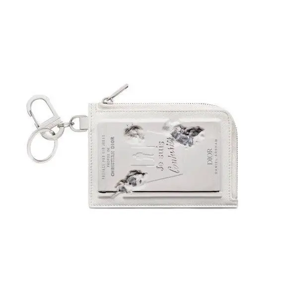 Christian Dior x Daniel Arsham Eroded Keyring Zip Wallet Limited Edition