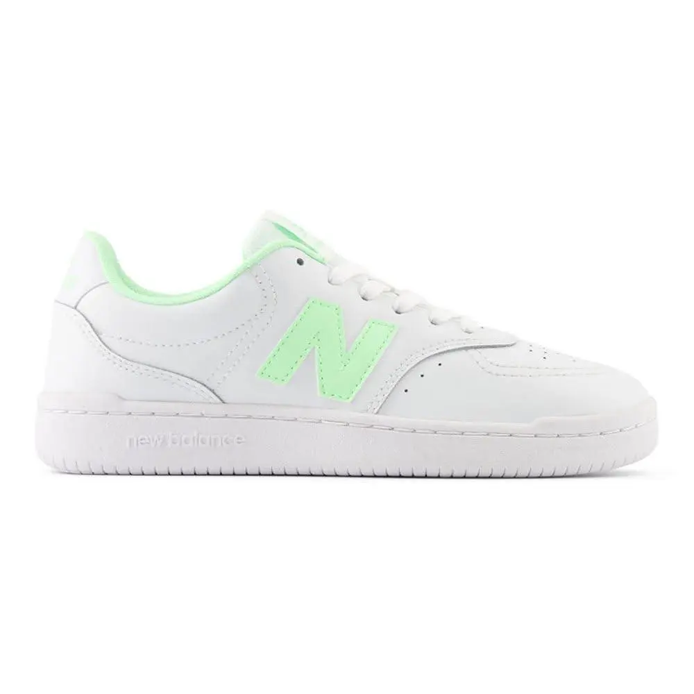 New Balance Women`s BBW80 V1 Sneaker White/mint Green/0 9.5