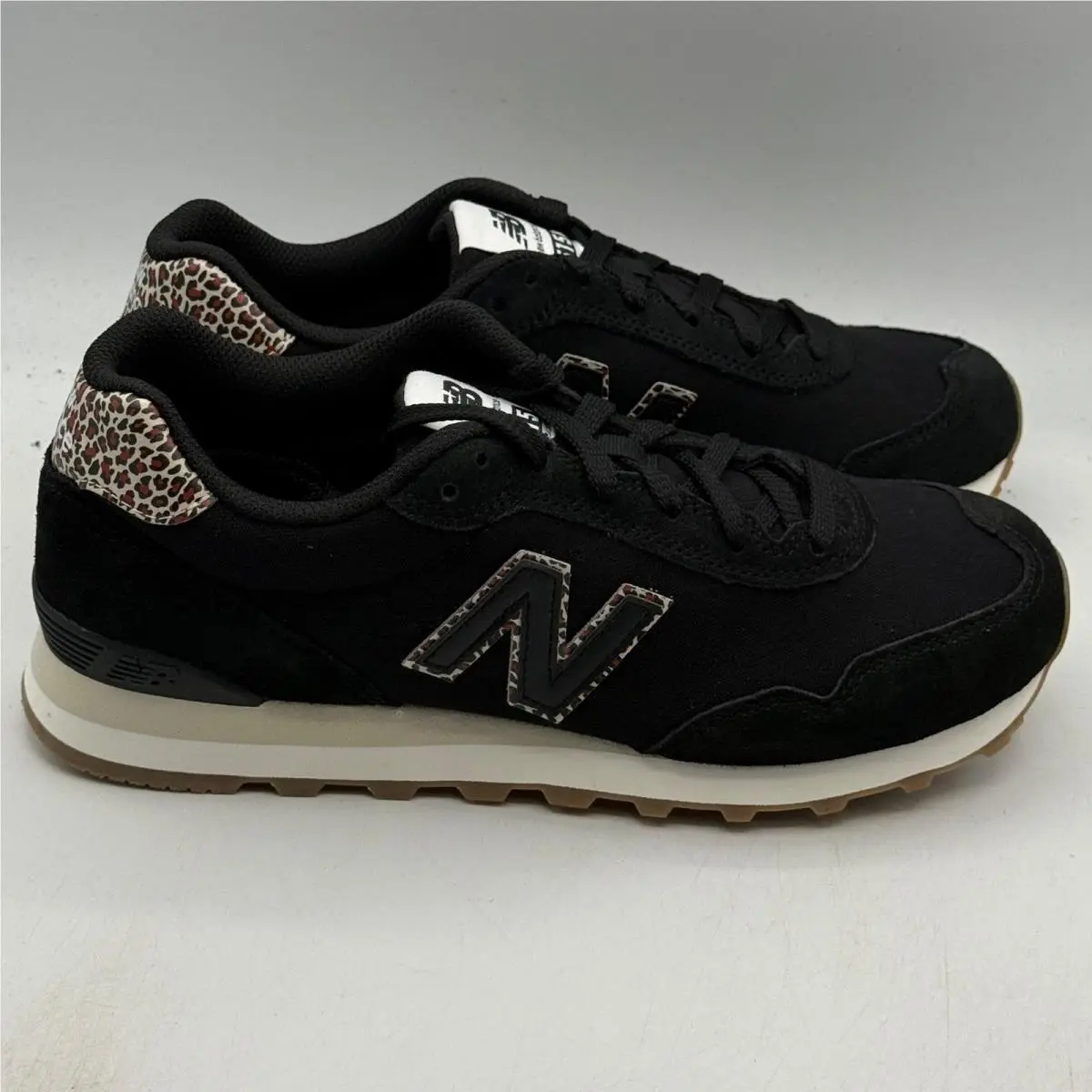 New Balance 515 Sneakers Women 10 Black Leopard Animal Print WL515SB3