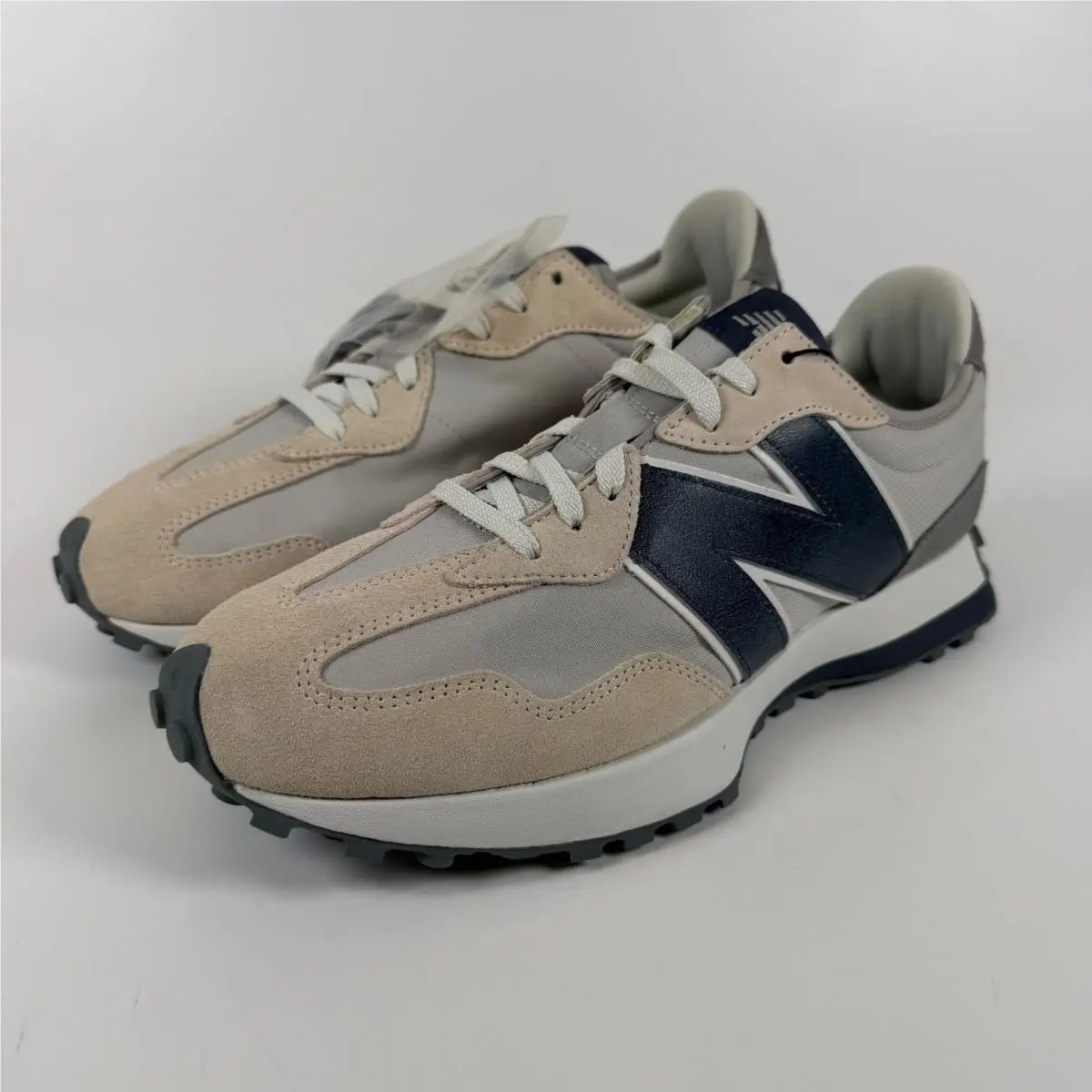 New Balance 327 Grey Day Grey Navy MS327GRY Mens Size 11 Sneakers Foot Locker