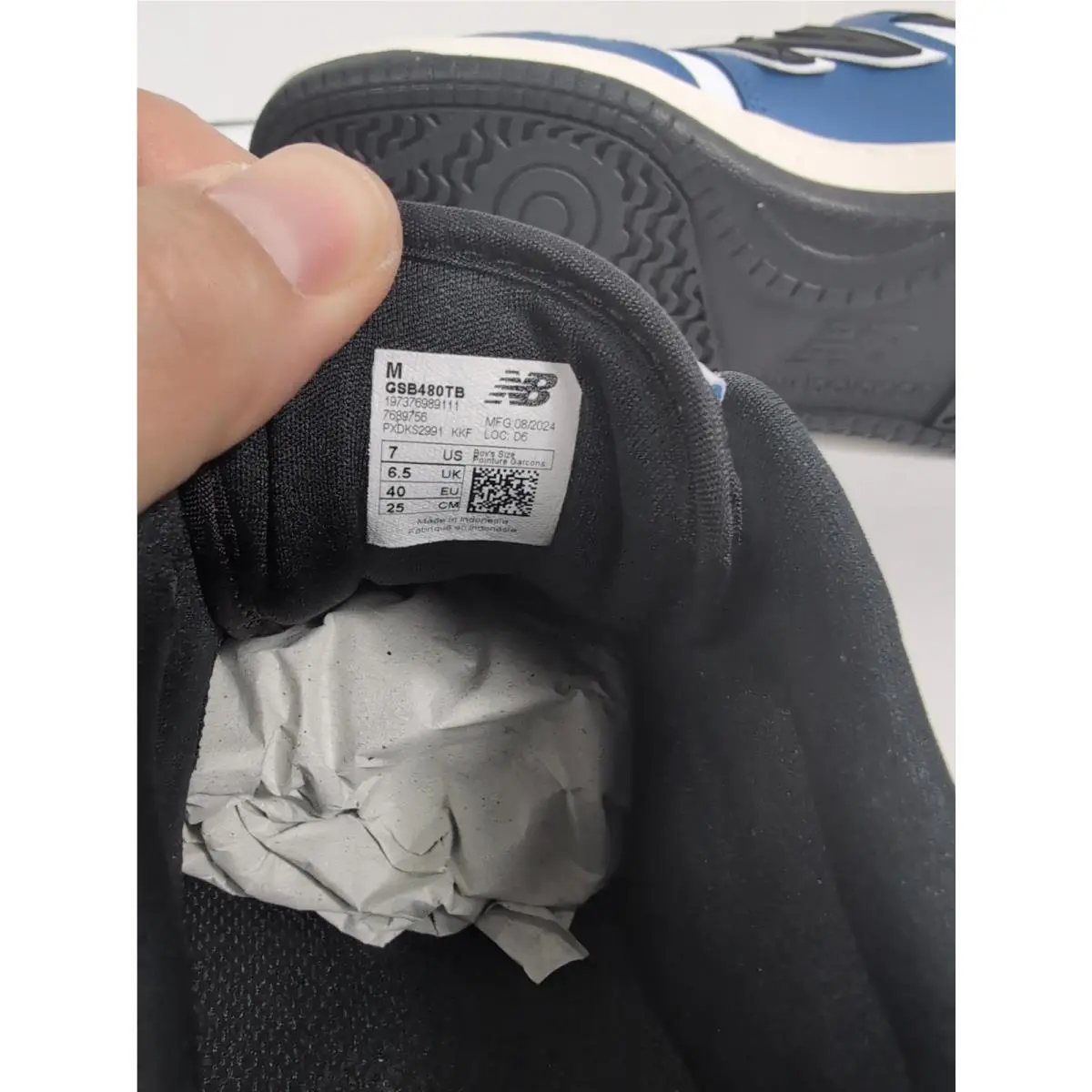 New Balance shoes - New Balance 480 - Blue (UPC: 197376989111) 11