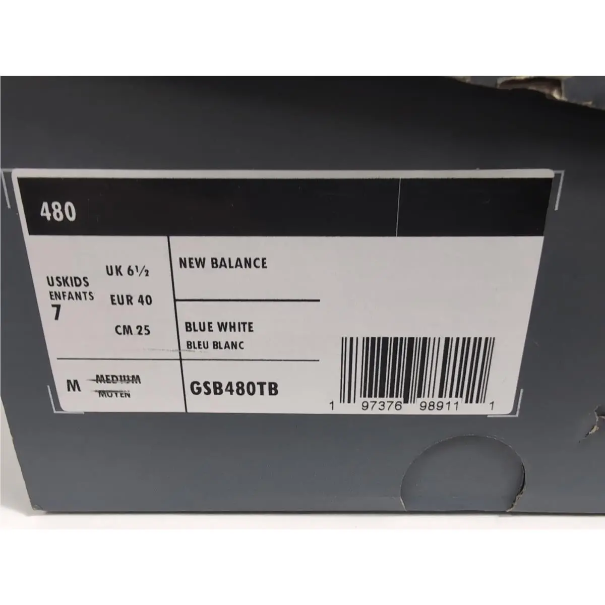 New Balance shoes - New Balance 480 - Blue (UPC: 197376989111) 1