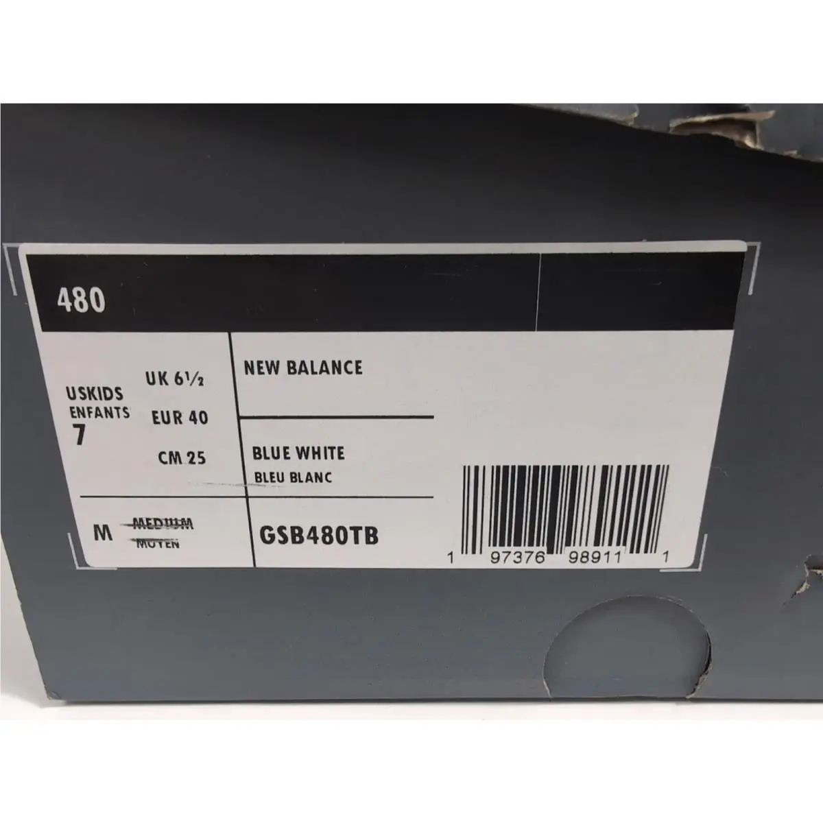 New Balance shoes - New Balance 480 - Blue (UPC: 197376989111) 2