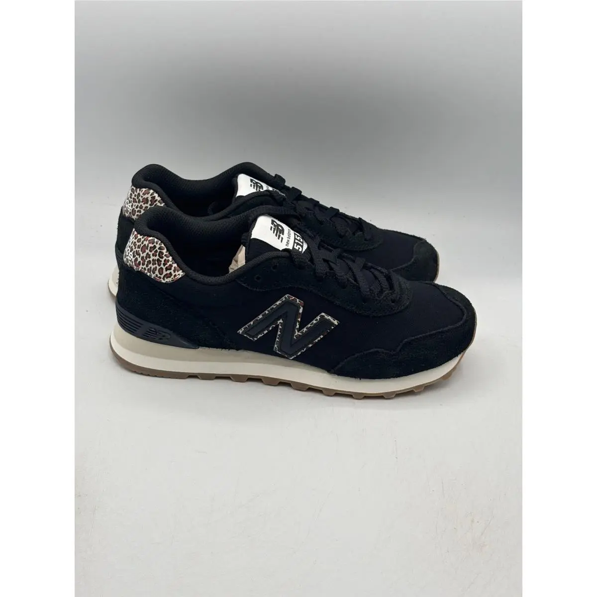 New Balance 515 Sneakers Women 7.5 B Black Leopard Print Casual WL515SB3
