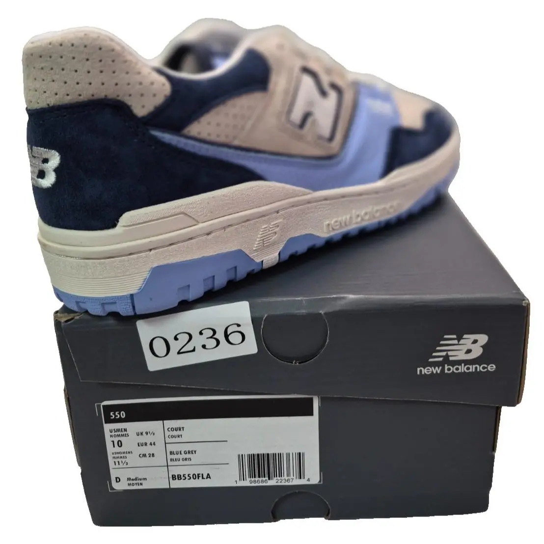 New Balance shoes - New Balance 550 - Shoes-BB550FLA - Blue Grey (UPC: 198686223674) 4